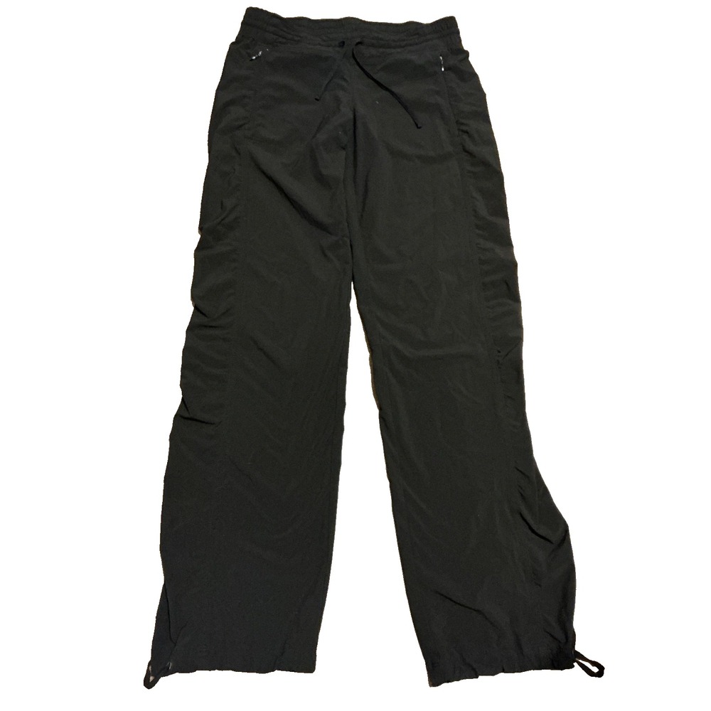Athleta La Vida Pant Women Sz 4 Relaxed Gathered Side Hem Active Dance Yoga